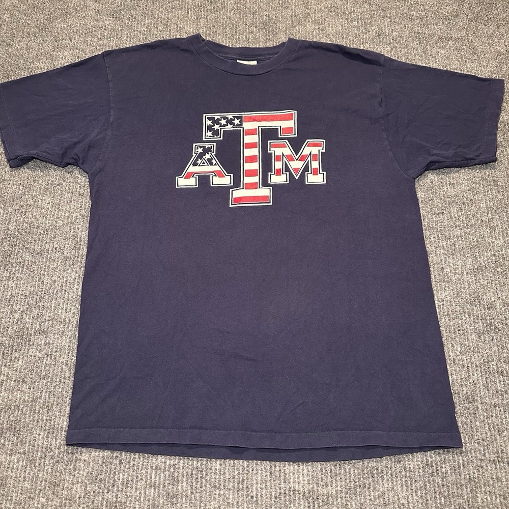 Vintage Texas A&M University‎ Shirt Leffty Tag Adult Size XLarge America Logo
